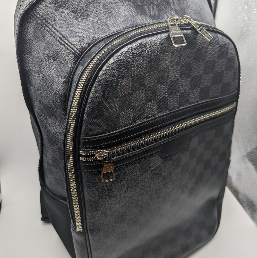 Louis Vuitton Men's Black Damier Graphite Backpack
